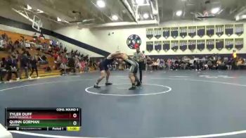 215 lbs Cons. Round 5 - Tyler Duff, North Ridgeville vs Quinn Gorman, Aurora