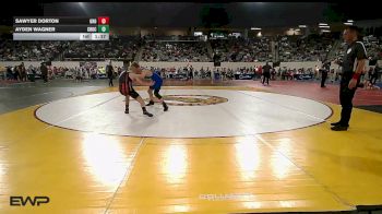 133 lbs Round Of 32 - Sawyer Dorton, Grove vs Ayden Wagner, Choctaw Jh