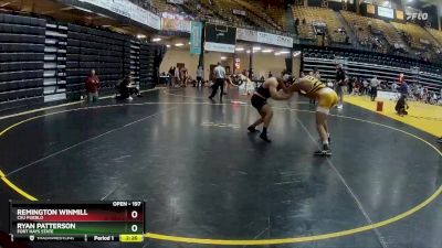 197 lbs Cons. Round 4 - Remington Winmill, CSU Pueblo vs Ryan Patterson, Fort Hays State