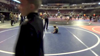 43 lbs 5th Place - Zander Yaney, Bulldogs vs Lorenzo Trujillo/Borrego, Rio Rancho Jr Wrestling