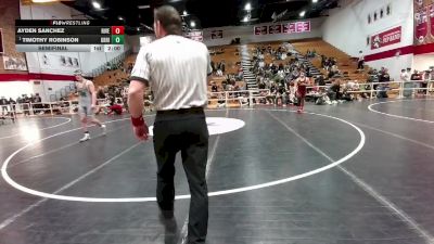 190 lbs Semifinal - Timothy Robinson, Green River vs Ayden Sanchez, Riverton
