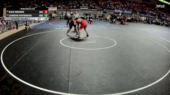D 1 215 lbs Champ. Round 1 - Lawson Patterson, Central - B.R. vs Kale Messer, Zachary