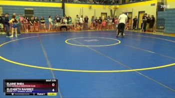 106 lbs Quarterfinal - Elizabeth Ramirez, Dodge City Training Center vs Brookelyn Treaster, Kanza FS/GR Wrestling Club