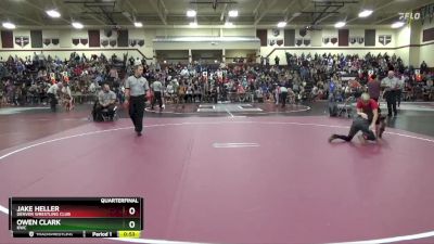 J-9 lbs Round 1 - Owen Clark, KWC vs Jake Heller, Denver Wrestling Club