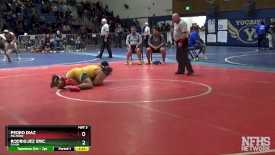 182 lbs Champ. Round 1 - Pedro Diaz, Fillmore vs Rodriguez Eric, Cajon