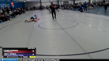 138 lbs Cons. Round 2 - Clara Sapienza, Southeast CC vs Emily Angelo, Iowa Central Community College