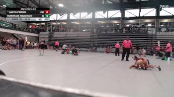 53-57 lbs Cons. Round 2 - Kasyn Peters, Newton Wrestling Club vs Tennyson Anderson, Tony Capriola Sr. Wrestling Club