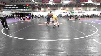 285 lbs Cons. Round 4 - Shane Mattson, Montana State-Northern vs Daguy Massillon, Keiser University