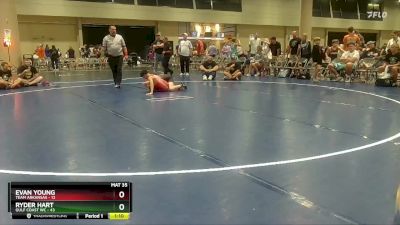 95 lbs Round 6 (8 Team) - Evan Young, Team Arkansas vs Ryder Hart, Gulf Coast WC