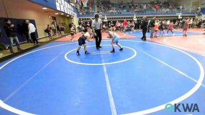 100 lbs Rr Rnd 3 - Eli Moore, Collinsville Cardinal Youth Wrestling vs Asher Emmons, Dark Cloud Wrestling Club