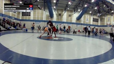 14U Boys GR - 105 lbs Champ. Round 1 - MADISON HAMILTON vs Kyran Jochim, Franklin Wrestling Club