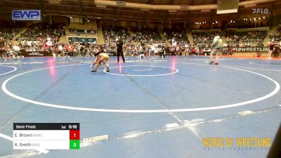 60 lbs Semifinal - Everett Brown, American Dream Wrestling Club vs Kingston Smith, Englewood Live Wire