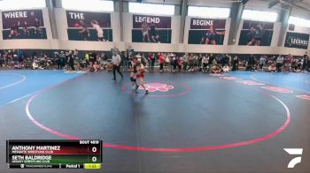 75 lbs Round 1 - Anthony Martinez, Mesquite Wrestling Club vs Seth Baldridge, Legacy Wrestling Club