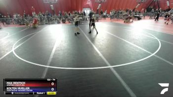 74 lbs Round 3 - Max Rentsch, Aviators Wrestling vs Kolten Mueller, Team Nazar Training Center