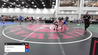 92 lbs Rr Rnd 1 - Eli Mckelvey, Alabama vs Jaz Ard, Georgia