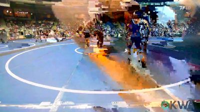 195 lbs Round Of 16 - Briggs Cook, Weatherford Youth Wrestling vs Devin McColloch, Tulsa Blue T Panthers