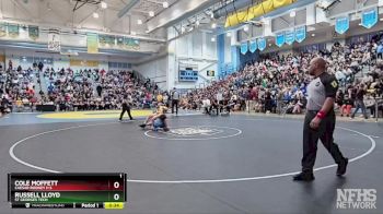 120 lbs 3rd Place Match - Russell Lloyd, St Georges Tech vs Cole Moffett, Caesar Rodney H S