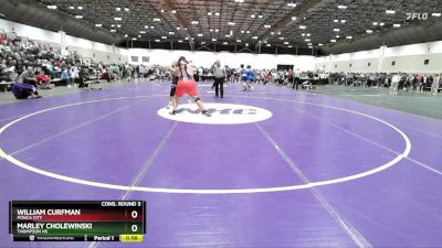 285B Cons. Round 3 - Marley Cholewinski, Thompson HS vs William Curfman, PONCA CITY