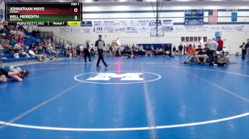 106 lbs Cons. Round 3 - Will Meredith, Berryhill vs Johnathan Mayo, Sperry