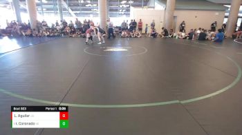 120 lbs Cons. Semi - Isabella Coronado, Nevada Elite vs Lauren Aguilar, Junipero Serra