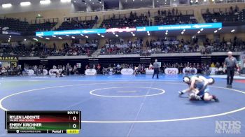 125 lbs Cons. Round 2 - Rylen Labonte, Valdez High School vs Emery Kirchner, Seward High School