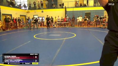 59 lbs Semifinal - Kyson Sides, Wichita Training Center vs Chattan Campbell, Wichita Training Center