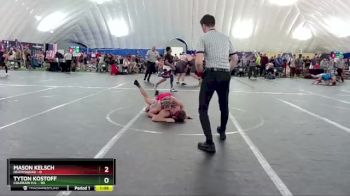 120 lbs Semifinal - Tyton Kostoff, Colerain H.S. vs Mason Kelsch, DeathSquad