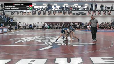 126 lbs Quarters & 1st Wb (16 Team) - Steven Roberson, Brantley County HS vs Noah Brown, Gordon Lee