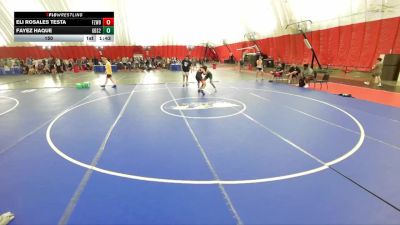 150 lbs Round 3 (8 Team) - Fayez Haque, Glenbrook South B vs Eli Rosales Testa, FZ Wrestling Club B