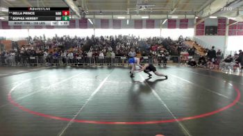 185 lbs 3rd Place - Bella Prince, North Andover vs Sophia Hersey, Braintree