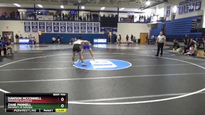 174 lbs Semifinal - Dawson McConnell, Wisconsin-Platteville vs Zane Pannell, University Of Dubuque
