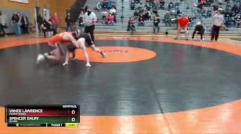 170 lbs Semifinal - Spencer Dalry, Blaine vs Vance Lawrence, Mount Baker