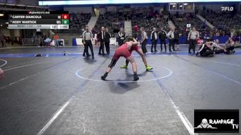 155 lbs 2nd Place Match - Kody Wartick, Wellington vs Carter Giancola, Hoxie Kids