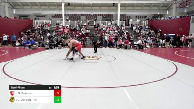 190 lbs Semifinal - Dylan Reel, Baylor School vs Josh Jorgge, St. Anthony's