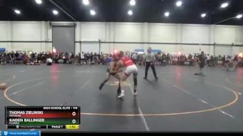 119 lbs Cons. Round 2 - Kaiden Ballinger, Florida vs Thomas Zielinski, Michigan