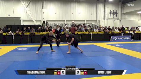 Marty L. Nunn vs Tadashi Takashima 2025 World IBJJF Jiu-Jitsu No-Gi Championship