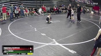 55 lbs Semis & 1st Wrestleback (8 Team) - Jag O`Brien, Utah vs Preston O`Gorman, Nebraska Black