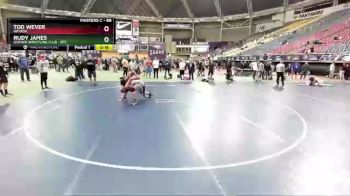 88 lbs Round 5 - Rudy James, Gopher Wrestling Club - RTC vs Tod Wever, Nevada