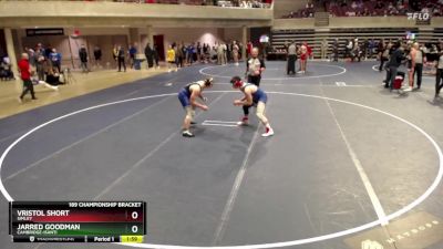 189 Championship Bracket Champ. Round 3 - Jarred Goodman, Cambridge-Isanti vs Vristol Short, Simley