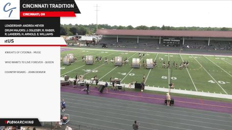 Cincinnati Tradition "CincinnatUS" at 2025 Bluecoats Opening Night Community Celebration