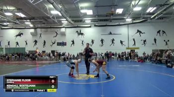 143 lbs Quarterfinal - Kendall Bostelman, North Central College vs Stephanie Floor, Gannon