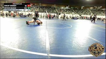 106 lbs Consolation - Shelby Kennedy, Shelton Wrestling Academy vs Bryson Gelinas, Honey Badgers Wrestling Club