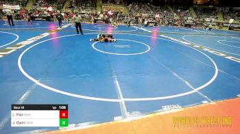 67 lbs Round Of 32 - Lennox Pao, Miami Wrestling Club vs Jacob Gwin, Coweta Tiger Wrestling