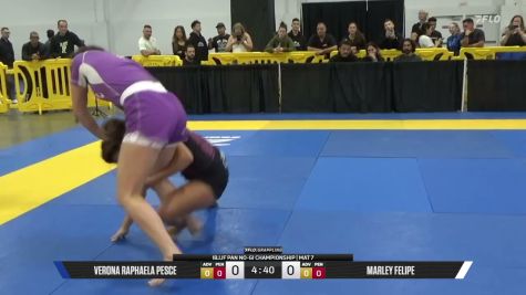 Marley Felipe vs Verona Raphaela Pesce 2026 Pan IBJJF Jiu-Jitsu No-Gi Championship