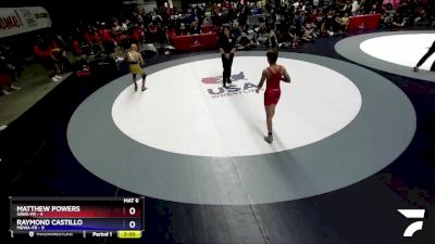 114 lbs Placement - Matthew Powers, SAWA-FR vs Raymond Castillo, MDWA-FR