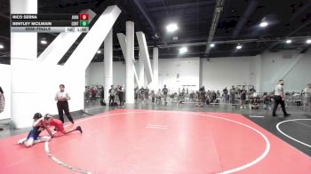 81 lbs Semifinal - Nico Serna, Juggernaut WC vs Bentley McIlwain, Central Catholic WC