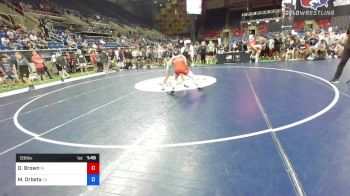 126 lbs Rnd Of 32 - Dominic Brown, Indiana vs Matthew Orbeta, California