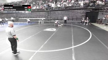 5A 135 lbs 5th Place Match - Hailey Fox, West Jordan vs Jakelle Marvin, Payson