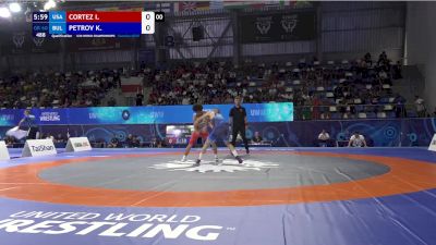 60 kg Qualif. - Isaiah Cortez, United States vs Kristin Petrov, Bulgaria