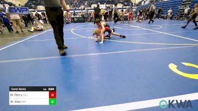 67 lbs Consolation - Maddox Perry, Carl Albert vs Walker Diaz, Shelton Wrestling Academy